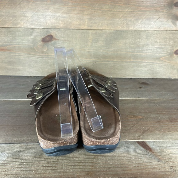 dansko womens size 42 shoes brown leather strappy comfort sandals - Picture 4 of 8